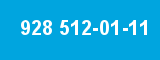 928 512-01-11 928 512-01-11